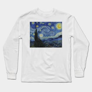 Starry Night by Vincent van Gogh Long Sleeve T-Shirt